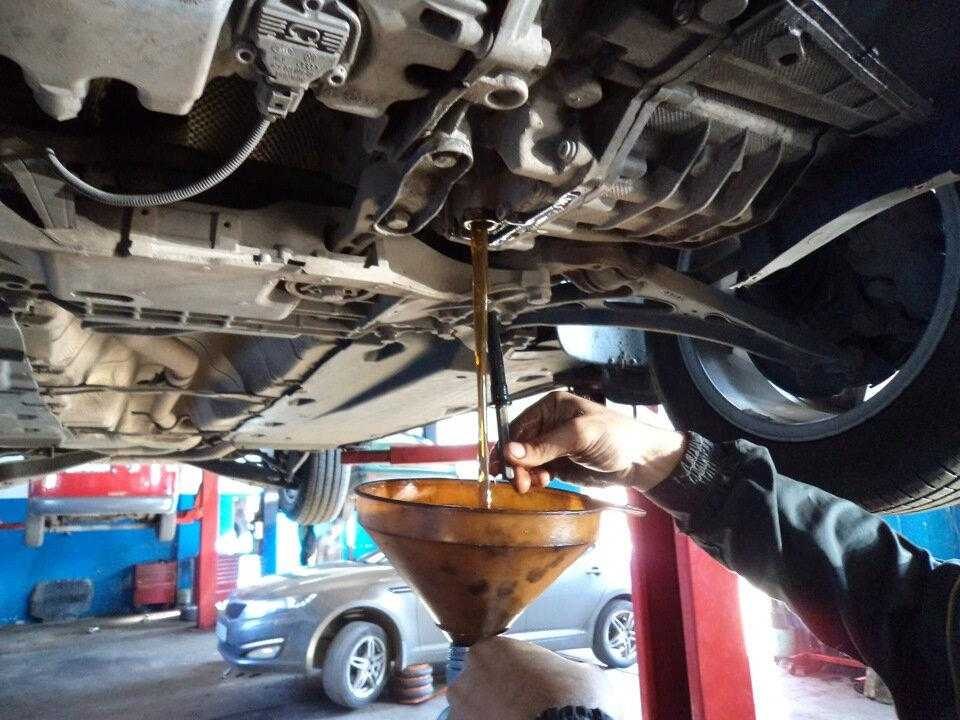 Замена масла в МКПП